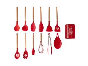 Kit cozinha 13 pecas madeira -  ck5617 - clink