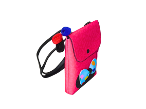 Bolsinha transversal para meninas rosa com laço - princesa pink