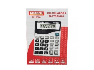 Calculadora eletrônica 8 dígitos – alfacell al1600a